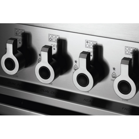 BERTAZZONI PRO12 6G 2E RO T Ηλεκτρική Κουζίνα με Εστίες Αερίου & grill Teppanyaki 120cm Κόκκινο